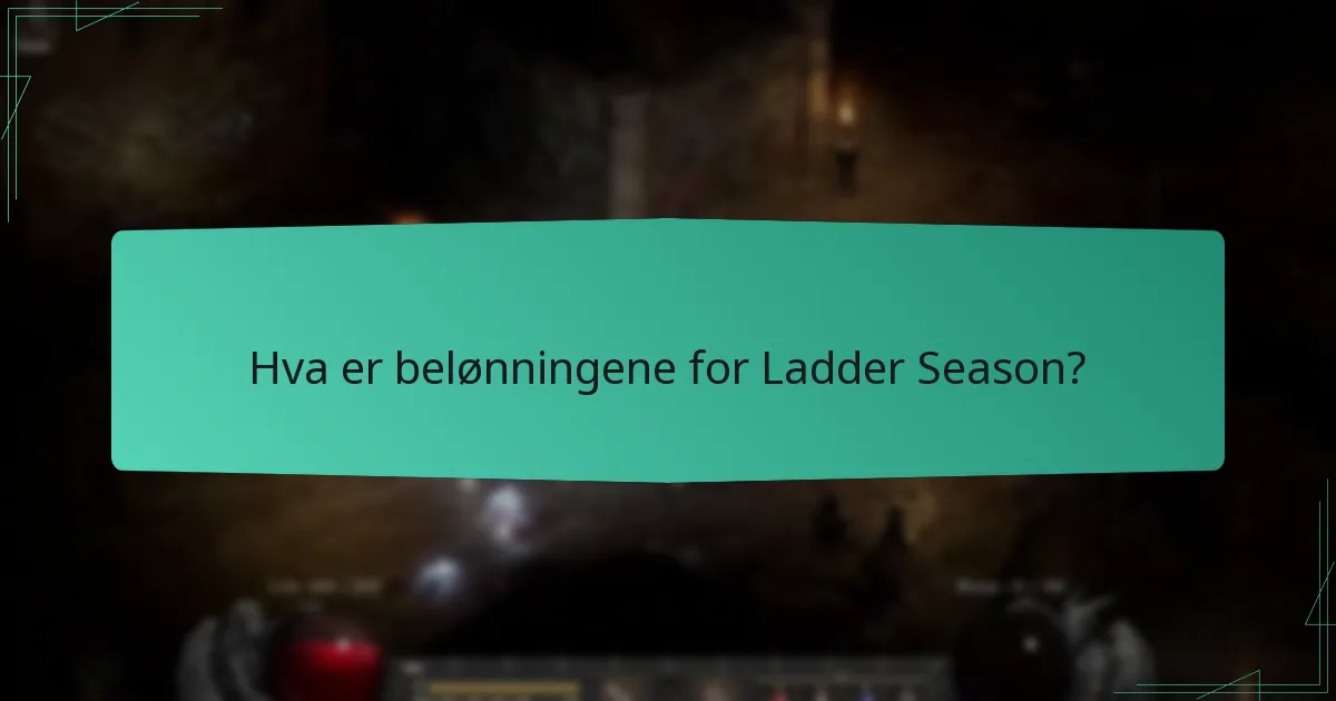 Hvordan håndteres belønningsfordeling under Ladder Season?