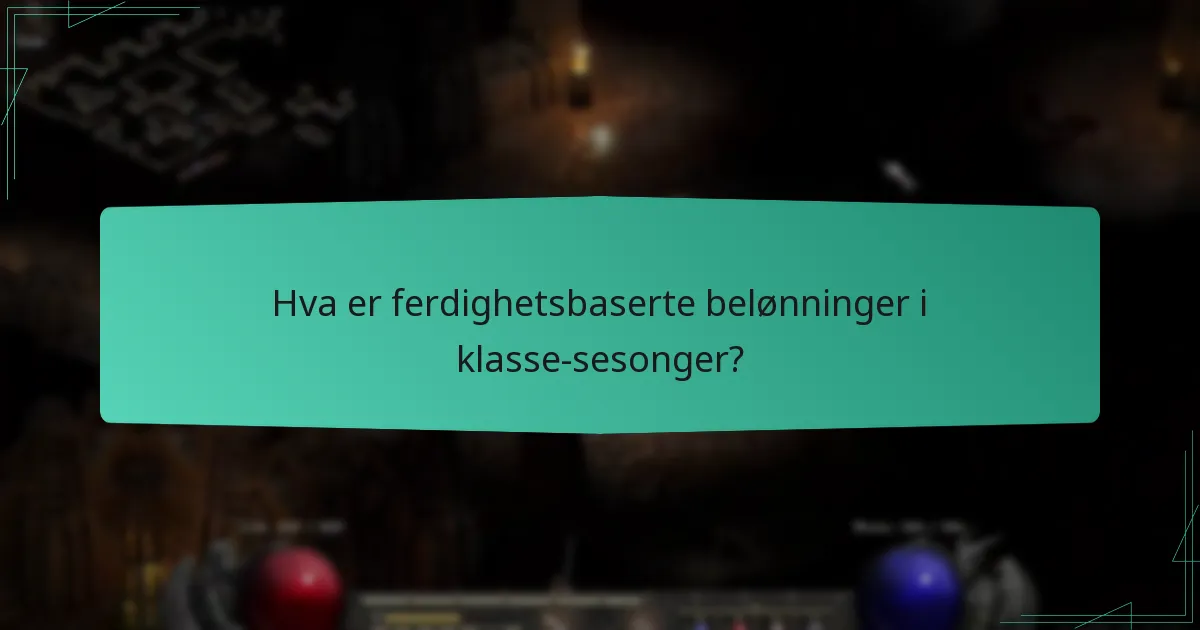 Hvordan fungerer matchmaking i klasse-sesonger?