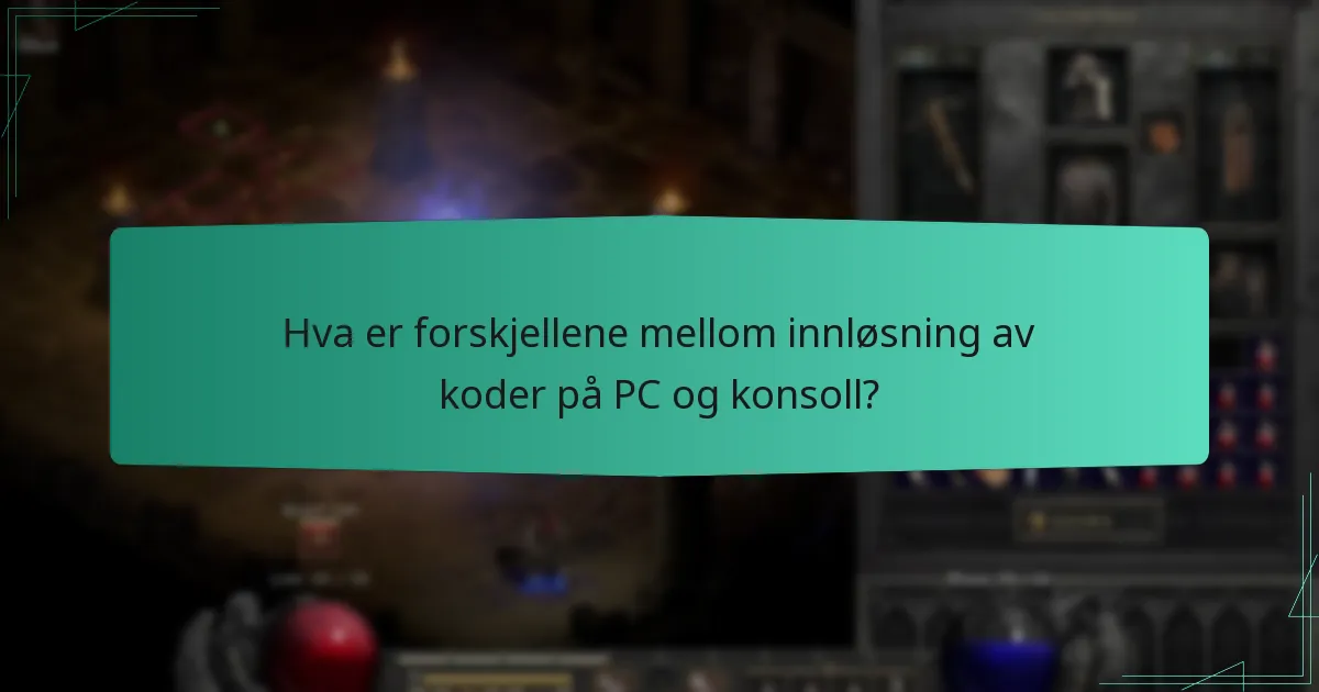 Hva er forskjellene mellom innløsning av koder på PC og konsoll?