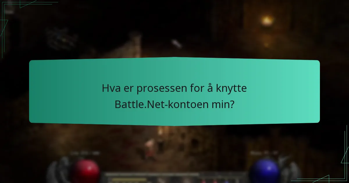 Hva er prosessen for å knytte Battle.Net-kontoen min?