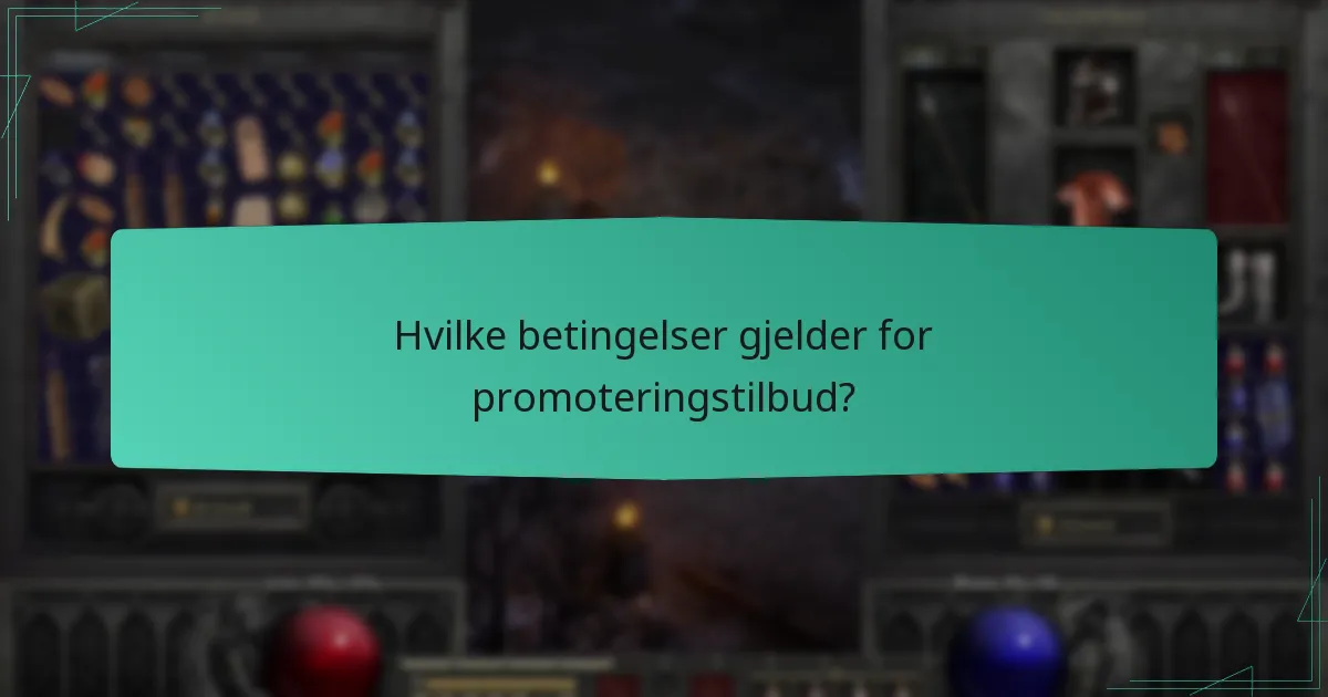Hvordan sammenlignes promoteringstilbud med andre tilbud?