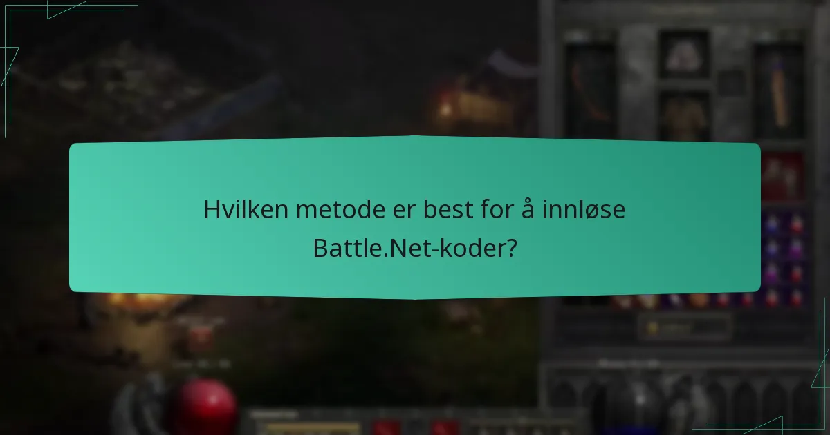 Hvordan innløser jeg en kode ved hjelp av Battle.Net-klienten?