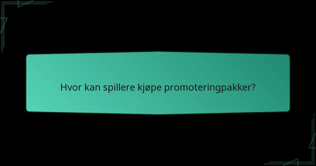 Hva er prisdetaljene for promoteringpakker?